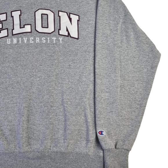 Champion Sweatshirt USA Elon University Sweater Grey Pullover Mens Size Medium. - Picture 4 of 7